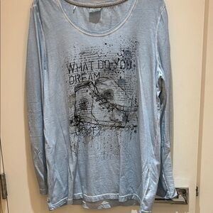 Gerry Weber Light Blue Long Sleeve Tee